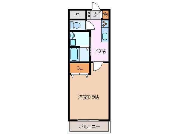 益生駅 徒歩29分 2階の物件間取画像